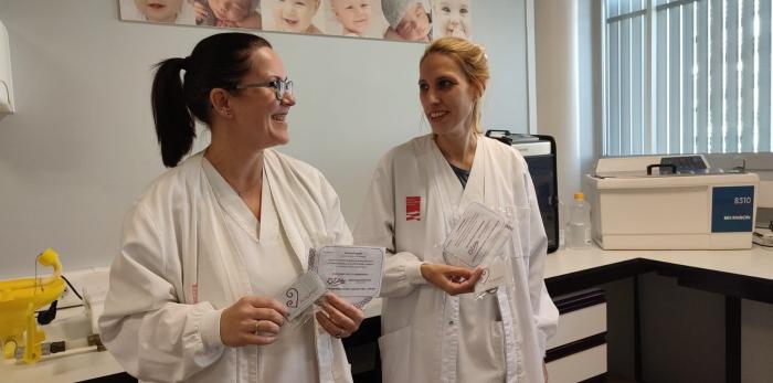 Trabajadoras del Banco de Leche de Aragón