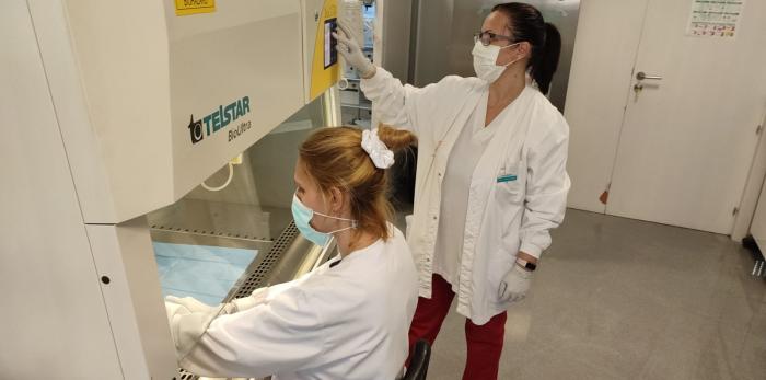 Trabajadoras del Banco de Leche de Aragón