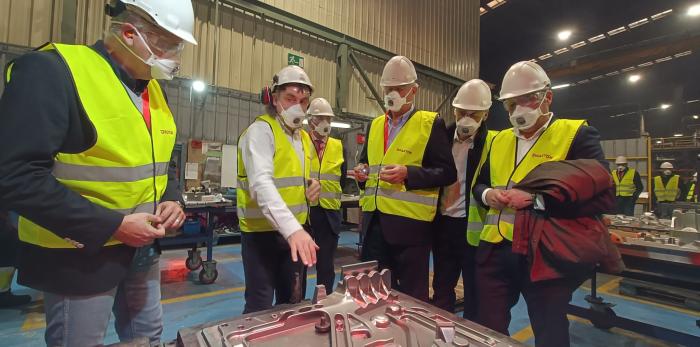 Blasco ha visitado la empresa Draxton.