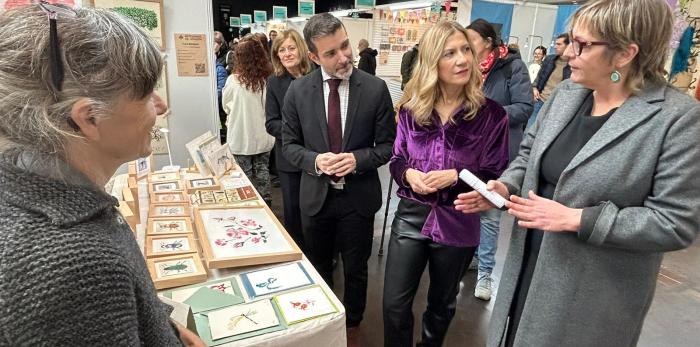 Mar Vaquero ha inaugurado este sábado la XL Feria de Artesanía Aragonesa