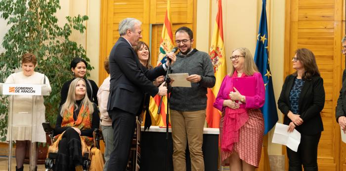 Firma del acuerdo entre el Gobierno de Aragón y CERMI por la discapacidad