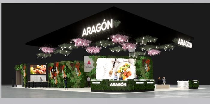 Recreación virtual del stand de FITUR 2024.