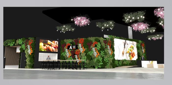 Recreación virtual del stand de FITUR 2024.