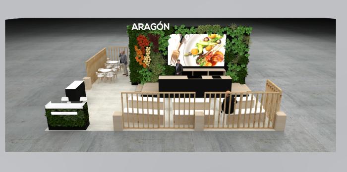 Recreación virtual del stand de FITUR 2024.