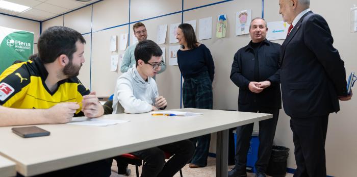 Visita a las sedes de PLENA INCLUSIÓN Aragón y de CERMI Aragón.