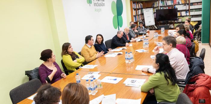 Visita a las sedes de PLENA INCLUSIÓN Aragón y de CERMI Aragón.