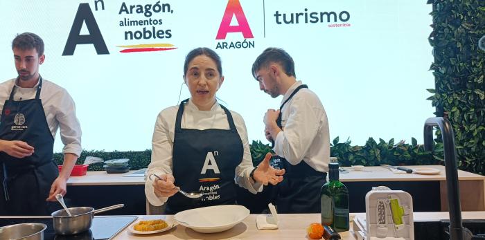 Aragón ha mostrado sus alimentos y su gastronomía en Madrid Fusión.