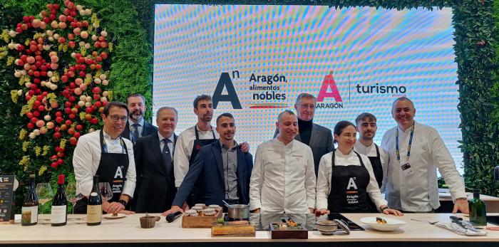 Aragón ha mostrado sus alimentos y su gastronomía en Madrid Fusión.