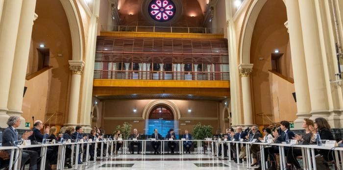 Participantes en las Jornada sobre Inversiones Estratégicas en Salud en Aragón.