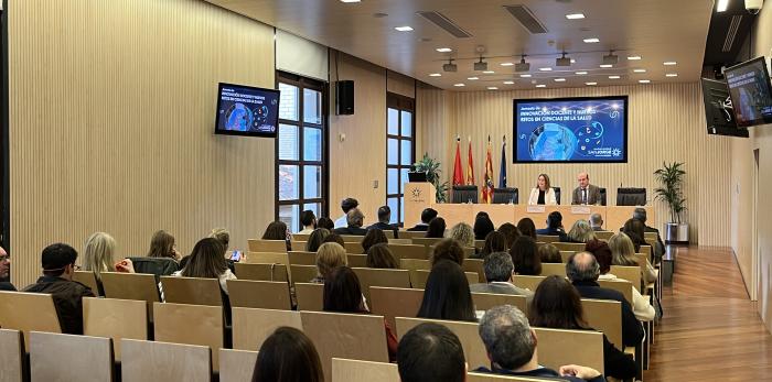 inauguración de la I Jornada de Innovación Docente y Nuevos Retos en Ciencias de la Salud