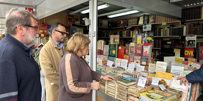 Inauguración de la XVIII Feria del Libro Viejo y Antiguo de Zaragoza.