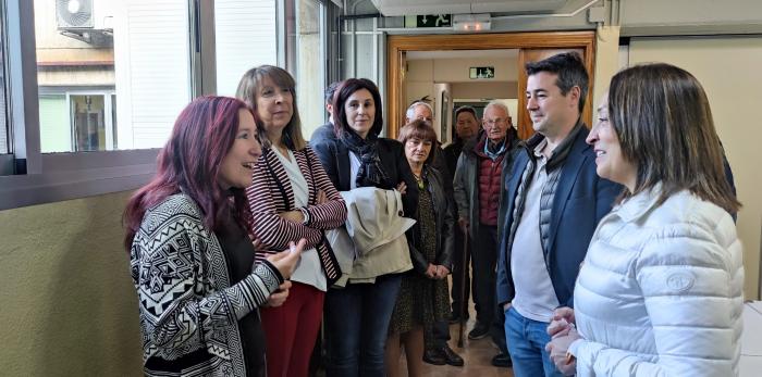 El recorrido por las dos comarcas ha pasado por los hogares de mayores del IASS en Jaca y Sabiñánigo, el CDIAT Carlos López Otín, los servicios sociales comarcales del Alto Gállego y el Ayuntamiento de Jaca, además del centro Ignacio Claver de Martillué