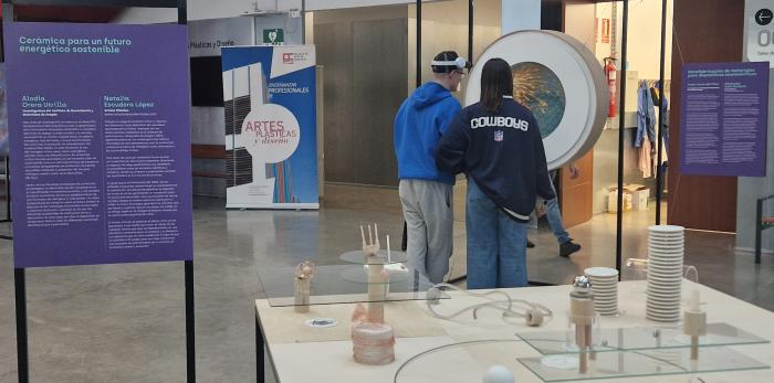 La exposición se podrá visitar en el hall de entrada de la Escuela de Arte hasta el día 14 de mayo