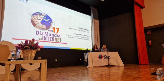 Salud Pública y Educación han celebrado el Día de Internet en el Colegio FEC Nuestra Señora del Carmen de Zaragoza