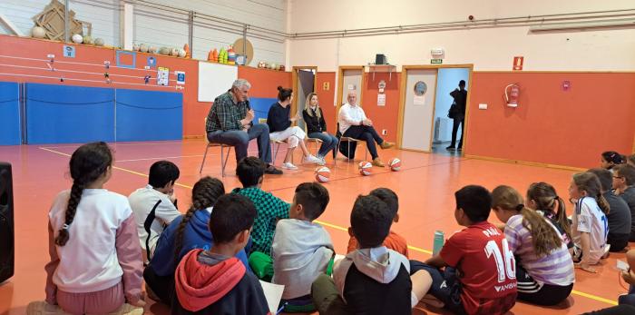 Fernando Romay, en su visita a Daroca.
