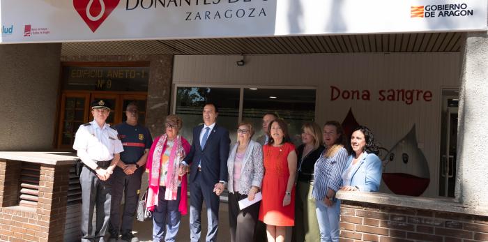 El consejero de Sanidad inaugura la nueva sede de la Hermandad de Donantes del Banco de Sangre