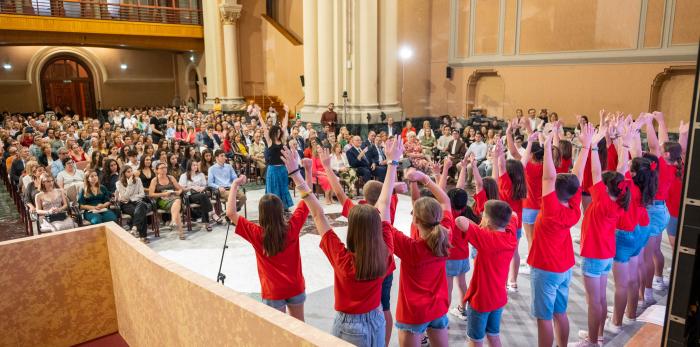 Día de la Educación Aragonesa. La consejera de Educación, Ciencia y Universidades  del Gobierno de Aragón, Claudia Pérez Forniés, preside la celebración del Día de la Educación Aragonesa.