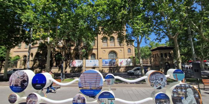 La exposición podrá contemplarse hasta el día 27 en la Gran Vía de Ramón y Cajal.