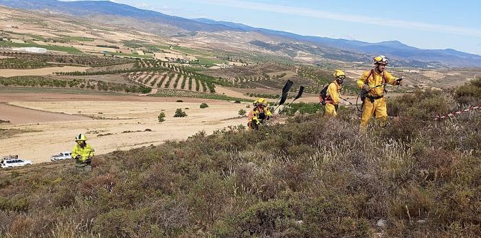 El simulacro que ha tenido lugar en La Rioja.