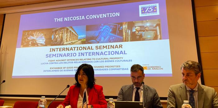 La directora general de Patrimonio Cultural inaugura el seminario internacional sobre la Convención de Nicosia