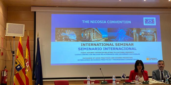 La directora general de Patrimonio Cultural inaugura el seminario internacional sobre la Convención de Nicosia