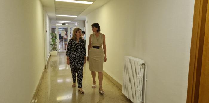 Pérez Forniés ha visitado las instalaciones del Hospital Obispo Polanco de Teruel