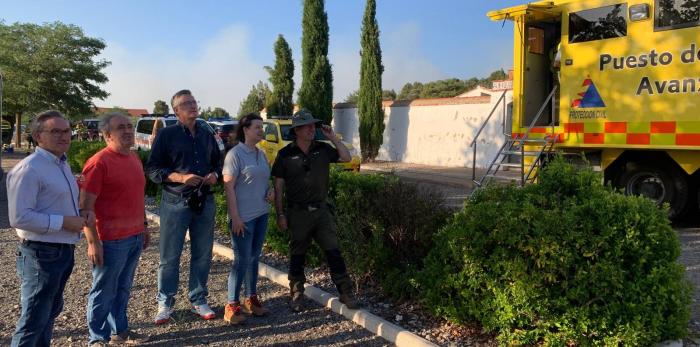 Imágenes del incendio de Corbalán