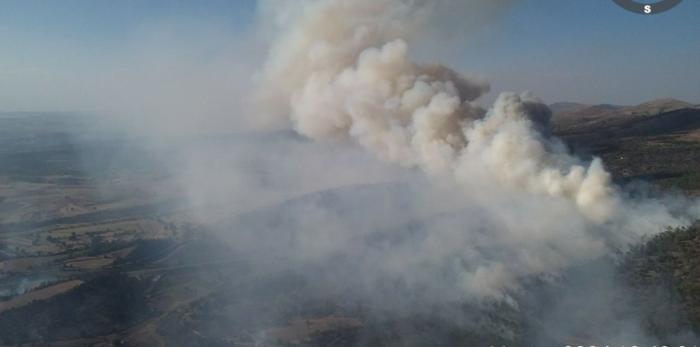 Imágenes del incendio de Corbalán