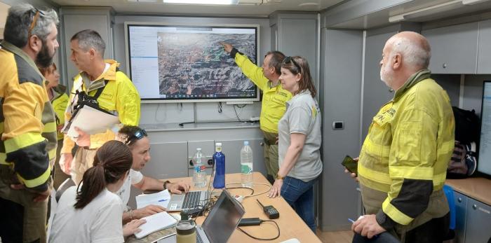 Imágenes del incendio de Corbalán