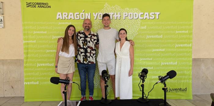 El vídeo-podcast Aragón Youth Podcast está grabando sus primeros 10 episodios por las tres provincias este verano