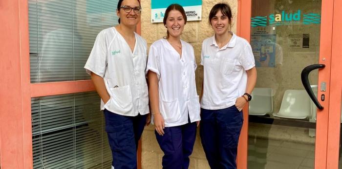 Silvia Rico, Alba Achón y Noelia Monfort