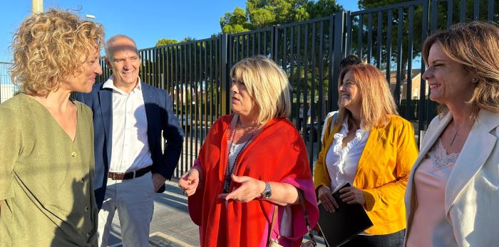 La consejera ha abierto hoy el curso en el CPI Soledad Puértolas.