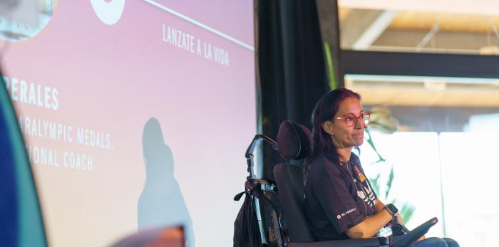 La vicepresidenta del Gobierno de Aragón inauguró el Adidas Zaragoza Tech Summit