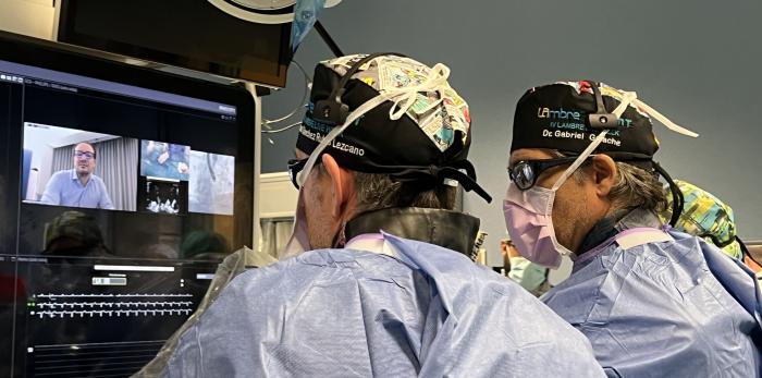 El equipo de Hemodinámica del Servet realizó una terapia de Cardiología Intervencionista en la IV edición del Lambre Live Week