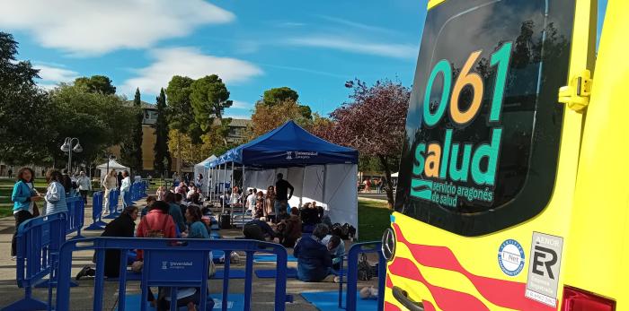En el Día Mundial de la cardiaca un centenar de sanitarios ha enseñado como hacer una RCP