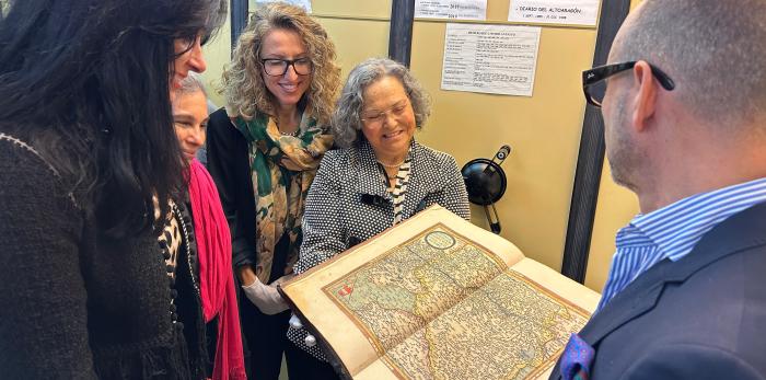 Acto de celebración del Día de las Bibliotecas en Huesca.