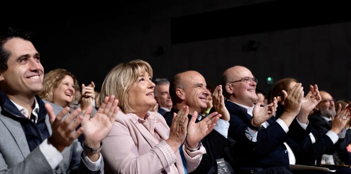 La consejera de Educación, Cultura y Deporte, Tomasa Hernández, inaugura el evento 'Tech&Love', impulsado por el Gobierno de Aragón