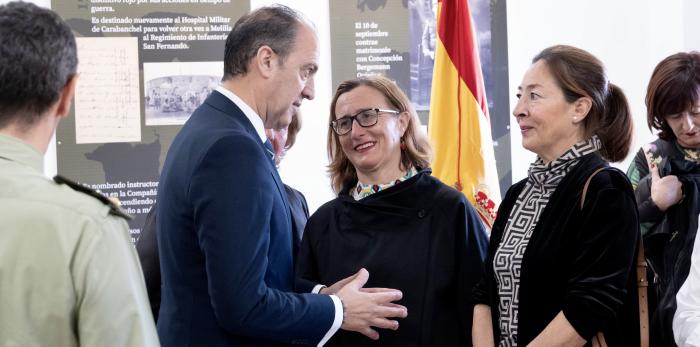 El Coronel Director del Hospital General de la Defensa de Zaragoza, Alfredo Buisán, y el consejero de Sanidad del Gobierno de Aragón, José Luis Bancalero Flores, visitan la nueva Unidad de Salud Mental Infanto Juvenil del sector sanitario Zaragoza II, pue