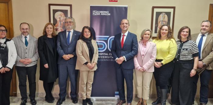Acto institucional del 50 aniversario del Hospital Clínico Universitario Lozano Blesa de Zaragoza
