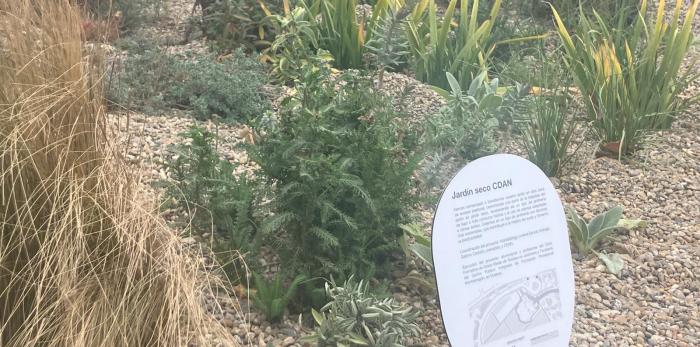 Inauguración del jardín seco del CDAN.