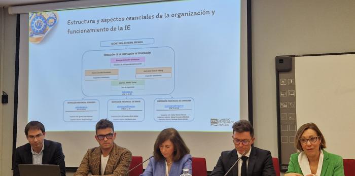 La jornada ha tenido lugar en la sede del Consejo Escolar de Aragón.