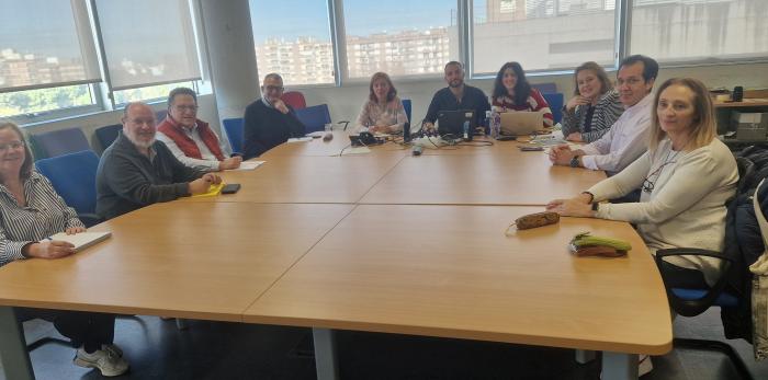Reunión de trabajo en la dirección general de Salud Pública para hacer balance de la puesta en marcha de los tramitadores online