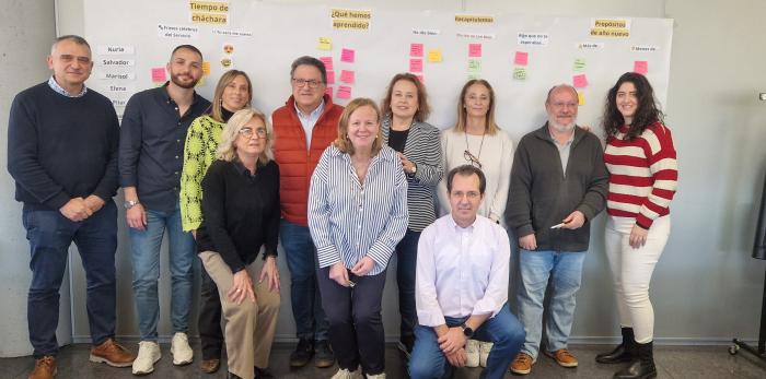Reunión de trabajo en la dirección general de Salud Pública para hacer balance de la puesta en marcha de los tramitadores online