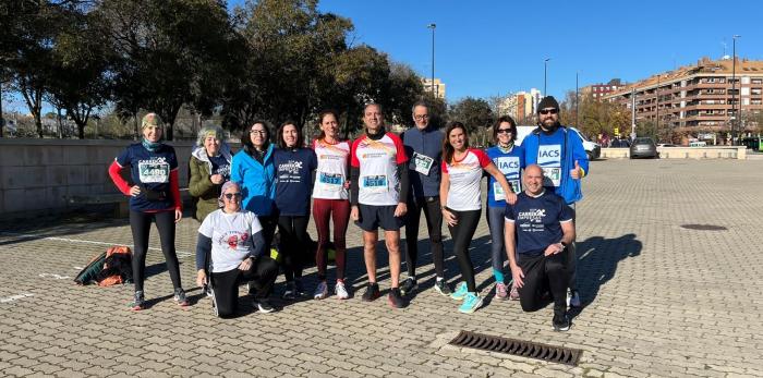 Varios equipos del sistema sanitario aragonés, con el consejero José Luis Bancalero a la cabeza, participan en la X Carrera de Empresas ESIC por Equipos