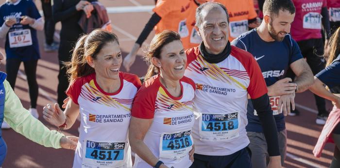 Varios equipos del sistema sanitario aragonés participan en la X Carrera de Empresas ESIC por Equipos
