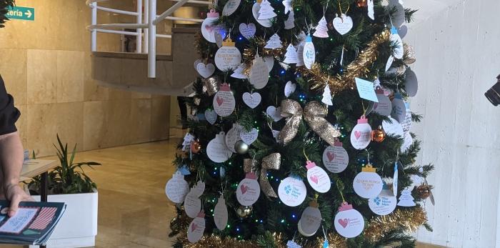 Hoy se han celebrado diversos actos navideños en el Hospital Universitario Miguel Servet de Zaragoza