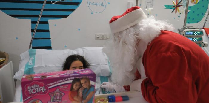 Hoy se han celebrado diversos actos navideños en el Hospital Universitario Miguel Servet de Zaragoza