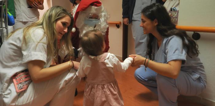 Hoy se han celebrado diversos actos navideños en el Hospital Universitario Miguel Servet de Zaragoza