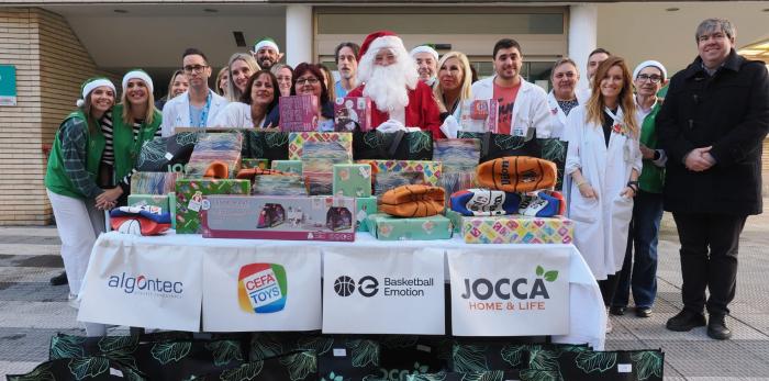 Hoy se han celebrado diversos actos navideños en el Hospital Universitario Miguel Servet de Zaragoza