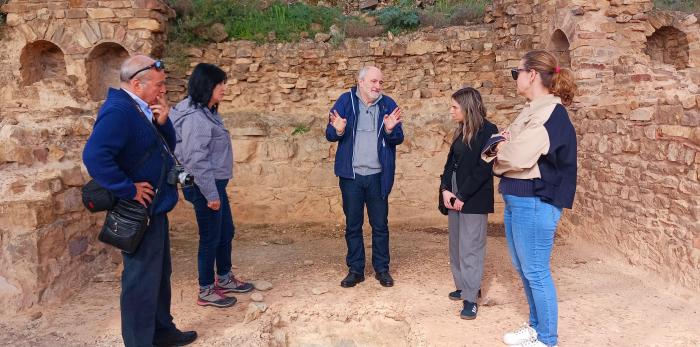 La directora general de Patrimonio Cultural, Gloria Pérez, ha visitado este jueves Calatayud.